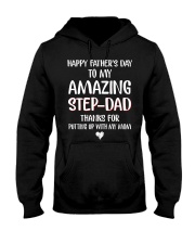 Happy Father's Day To My Amazing Step Dad Hooded Sweatshirt thumbnail