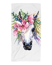 Unicorn Flower Beach Towel Beach Towel thumbnail