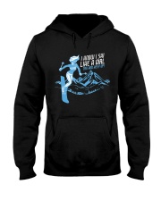 I Know I Ski Like A Girl T-Shirt - Skiing T Hooded Sweatshirt thumbnail