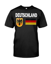 Germany T-shirt German Flag Deutschland Love Classic T-Shirt front