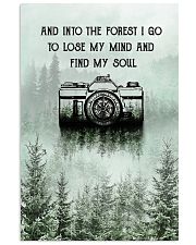 Snow Forest Lose My Mind Camera Photography 11x17 Poster front