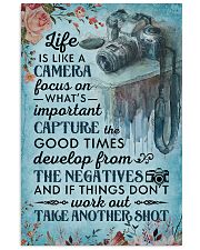 Classic Blue Life Is A Camera 11x17 Poster front