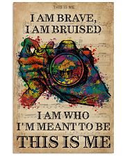 Vintage Music I Am Brave Pride Camera 11x17 Poster front