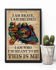 Vintage Music I Am Brave Pride Camera 11x17 Poster lifestyle-poster-8