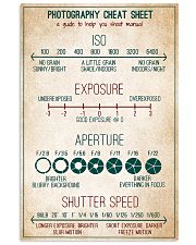 Photography Cheat Sheet 11x17 Poster front