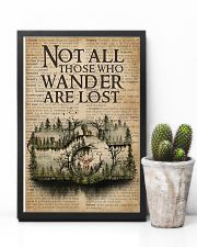 Vintage Dictionary Wander Are Lost Forest Camera 11x17 Poster lifestyle-poster-8