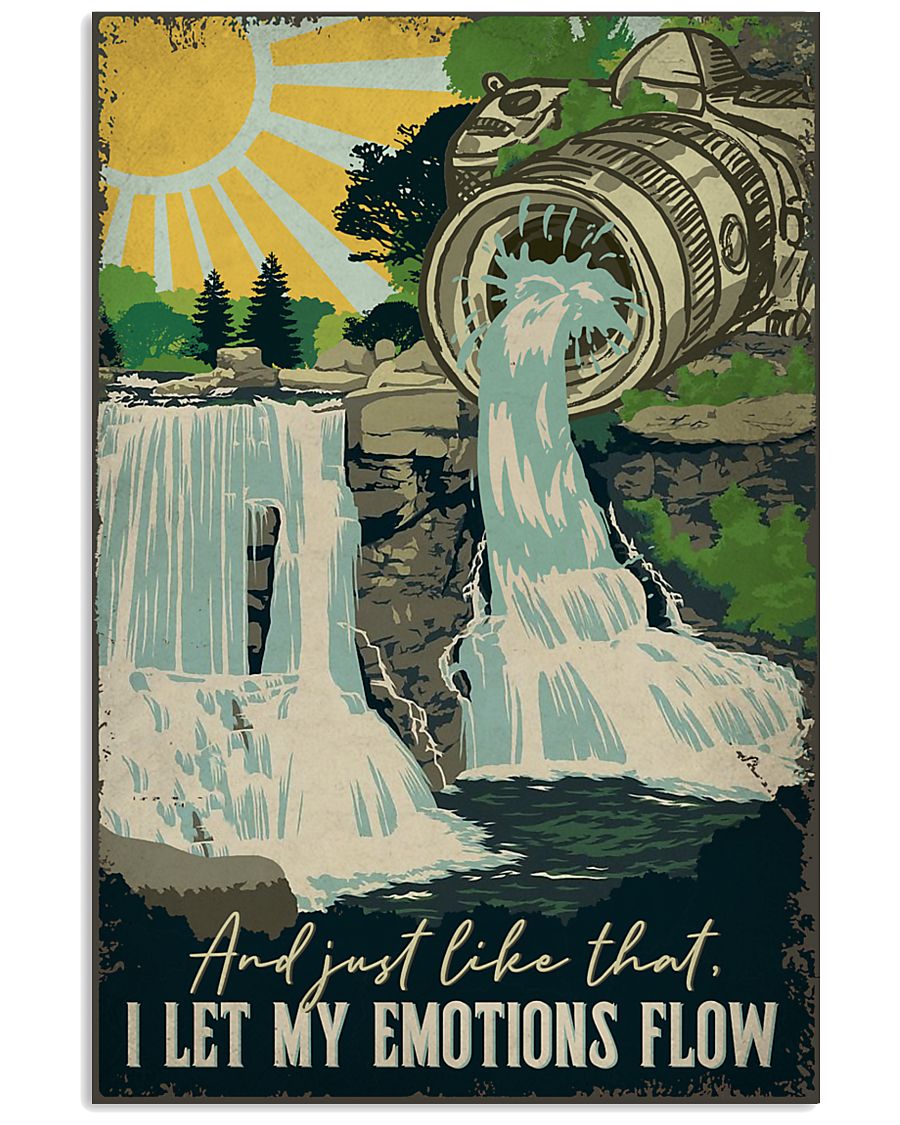 Vintage Photography I Let My Emotion Flow 11x17 Poster