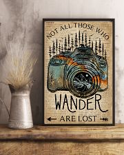 Blue Earth Dictionary Not All Those Camera 11x17 Poster lifestyle-poster-3