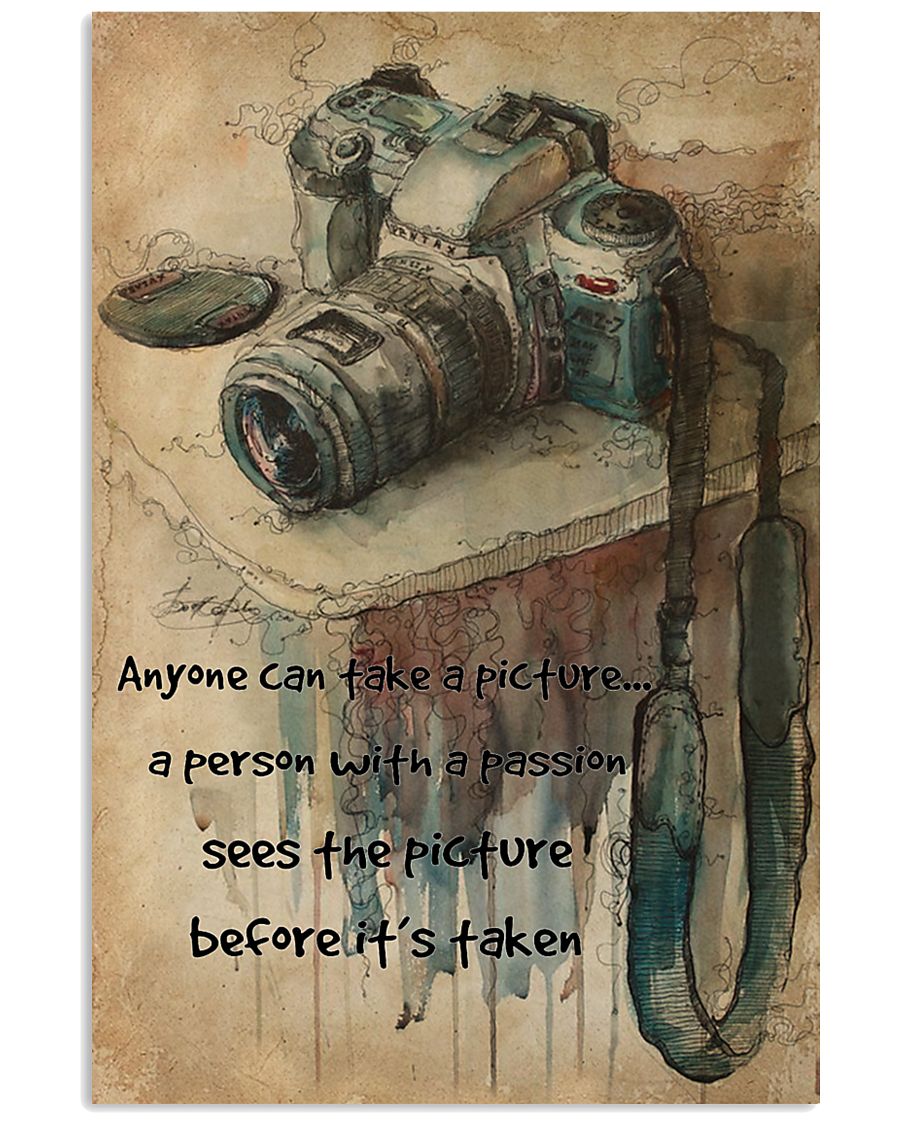 Photography Passion Canvas Camera 11x17 Poster