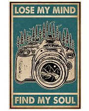 Retro Green Lose My Mind Camera 11x17 Poster front