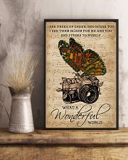 Music Sheet Wonderful World Camera Butterfly 11x17 Poster lifestyle-poster-3