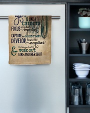 Vintage Life Is Like A Camera Hand Towel aos-towelhands-front-lifestyle-03