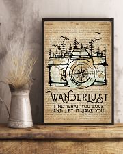 Wanderlust Camera Mountain 11x17 Poster lifestyle-poster-3