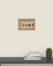 Floral Music Sheet Wonderful World Camera 17x11 Poster poster-landscape-17x11-lifestyle-08