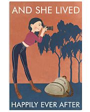 Vintage Orange And She Lived Photography 11x17 Poster front