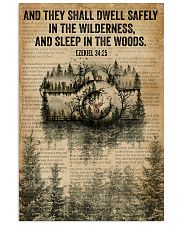 Forest Bible Sleep In The Woods Camera 11x17 Poster front