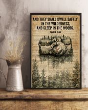 Forest Bible Sleep In The Woods Camera 11x17 Poster lifestyle-poster-3