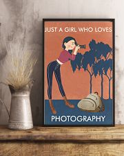 Vintage Orange Just A Girl Photography 11x17 Poster lifestyle-poster-3