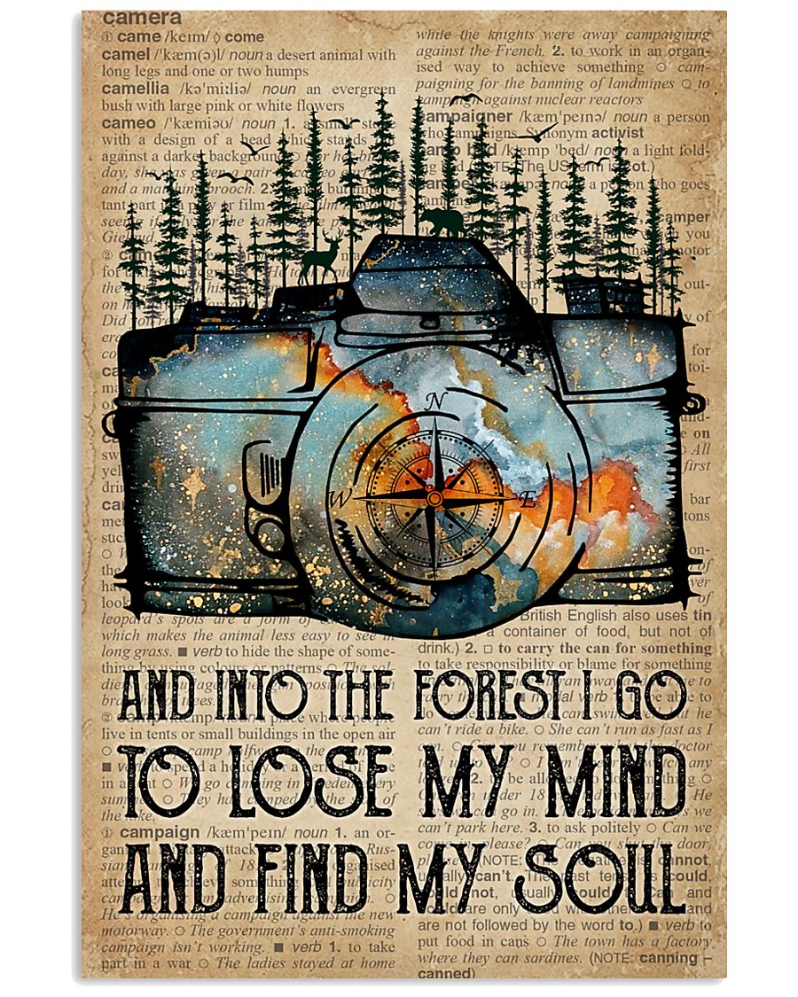 Blue Earth Dictionary Find My Soul Camera 11x17 Poster