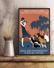 Vintage Girl Once Upon Time Dogs And Photography 11x17 Poster lifestyle-poster-3