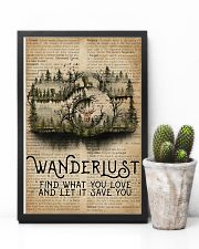 Vintage Dictionary Wanderlust Forest Camera 11x17 Poster lifestyle-poster-8