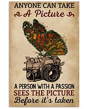 Anyone Can Take A Picture Camera Butterfly 11x17 Poster front