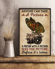 Anyone Can Take A Picture Camera Butterfly 11x17 Poster lifestyle-poster-3