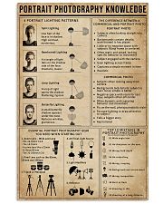 Portrait Photography Knowledge 11x17 Poster front