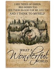 Music Sheet Wonderful World Camera 11x17 Poster front