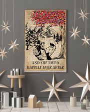 Vintage Lived Happily Black Cat Photography 11x17 Poster lifestyle-holiday-poster-1