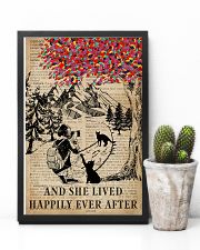 Vintage Lived Happily Black Cat Photography 11x17 Poster lifestyle-poster-8