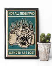 Retro Green Who Wander Are Lost Camera 11x17 Poster lifestyle-poster-8