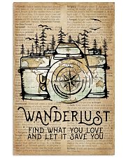 Wanderlust Camera Forest 11x17 Poster front