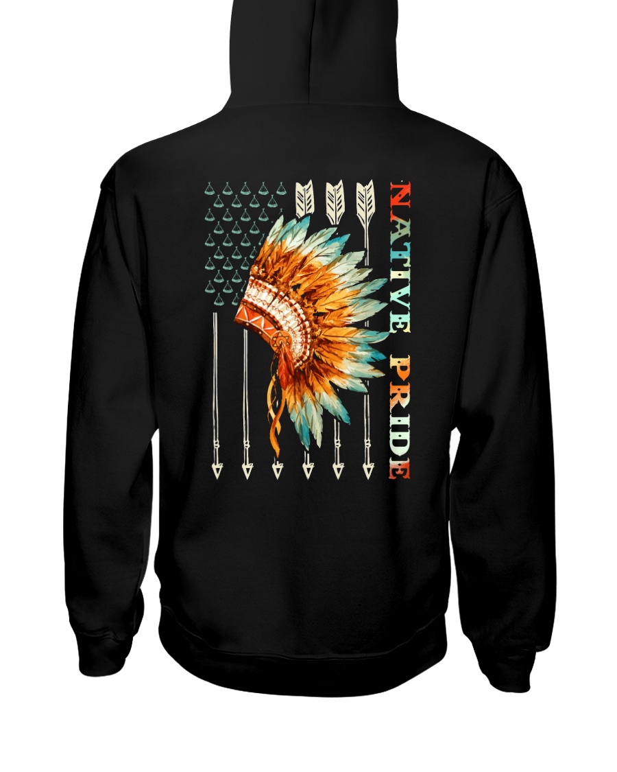 Native American Flag Hooded Sweatshirt