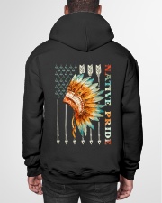 Native American Flag Hooded Sweatshirt garment-hooded-sweatshirt-back-01
