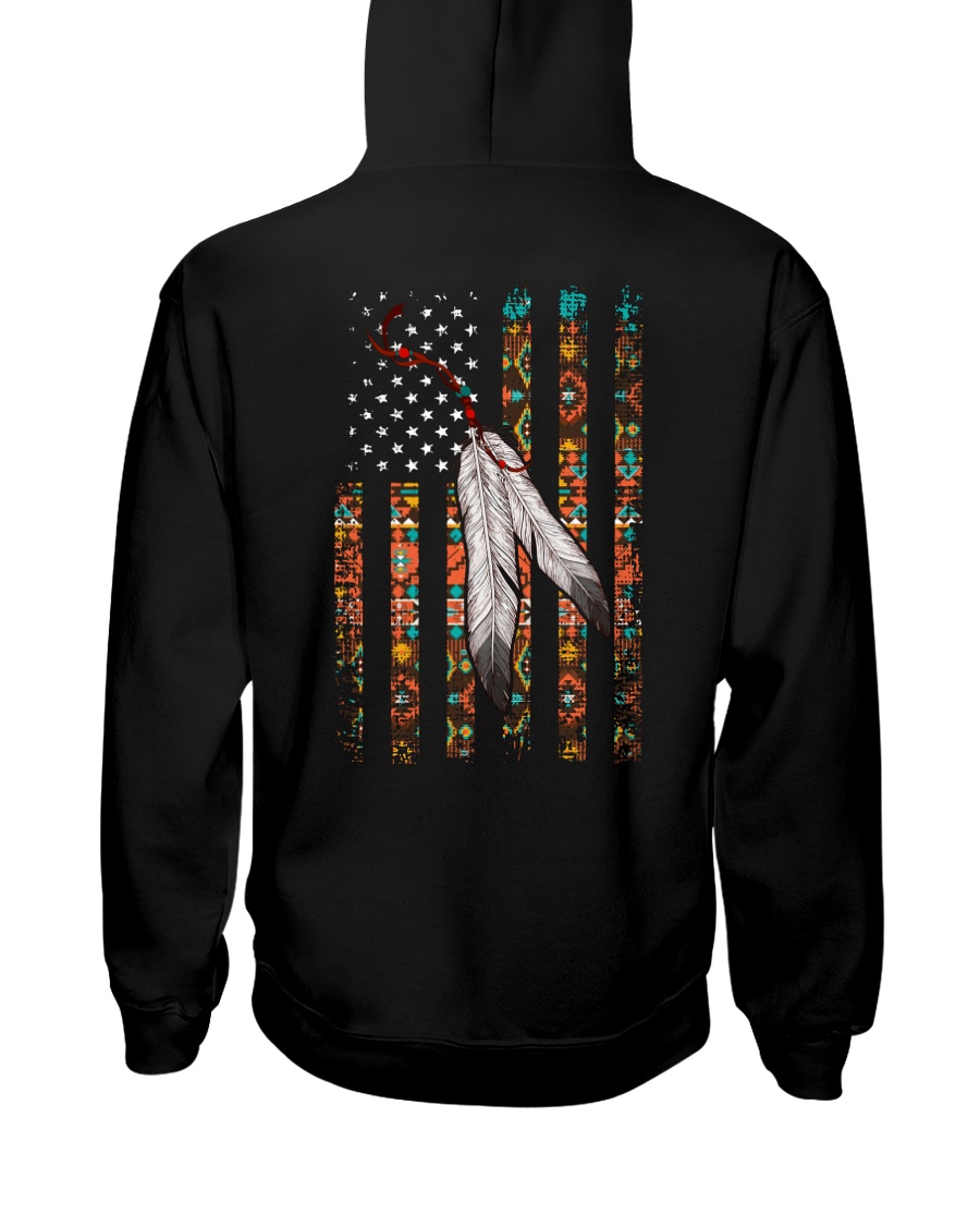 Native American Flag Hooded Sweatshirt