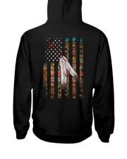 Native American Flag Hooded Sweatshirt back