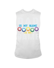 FUNNY DAD IS MY NAME BINGO IS MY GAME Sleeveless Tee thumbnail