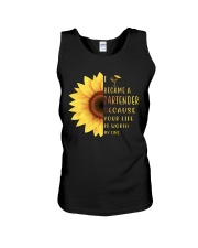 BARTENDER AND SUNFLOWER Unisex Tank thumbnail
