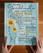 GRANDPA TO GRANDDAUGHTER GIFT - SUNSHINE SUNFLOWER 11x14 Gallery Wrapped Canvas Prints aos-canvas-pgw-11x14-lifestyle-front-32