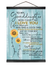 GRANDPA TO GRANDDAUGHTER GIFT - SUNSHINE SUNFLOWER Hanging Canvas tile