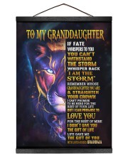 GRANDMA TO GRANDDAUGHTER GIFT- CROWN STORM-LION Hanging Canvas tile