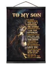 MOM TO SON GIFT- STORM STRAIGHTEN CROWN -LION Hanging Canvas tile