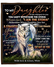 MOM TO DAUGHTER GIFT- LIFE GAVE ME THE GIFT OF YOU Fleece Blanket - 50" x 60" front