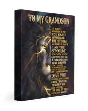 MAMMY TO GRANDSON GIFT- FATE STORM CROWN -LION 11x14 Gallery Wrapped Canvas Prints front