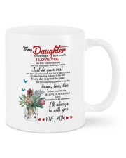 MOM TO DAUGHTER GIFT JUST DO YOUR BEST- LAUGH Mug front