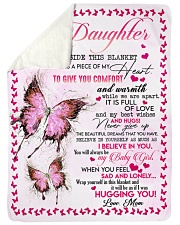 MOM TO DAUGHTER GIFT- BUTTERFLY- FULL OF LOVE Sherpa Fleece Blanket tile