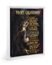 NANA TO GRANDSON GIFT- FATE STORM CROWN -LION Floating Framed Canvas Prints White tile