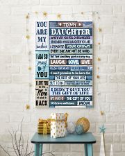 MOM TO DAUGHTER GIFT- WOOD- THE GIFT OF LIFE -YOU 11x17 Poster lifestyle-holiday-poster-3