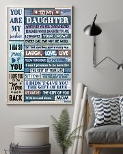 MOM TO DAUGHTER GIFT- WOOD- THE GIFT OF LIFE -YOU 11x17 Poster lifestyle-poster-1